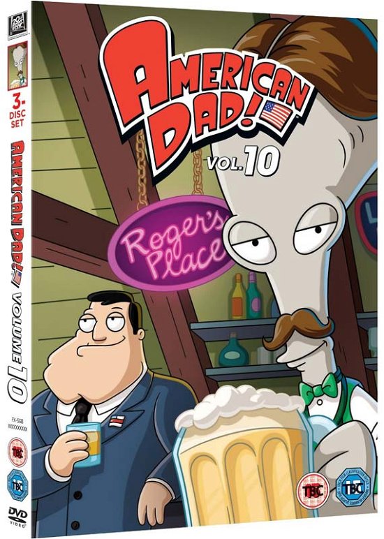 Cover for American Dad! - Volume 10 (DVD) (2016)