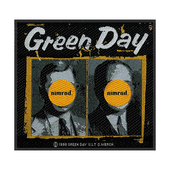 Green Day Standard Patch: Nimrod (Loose) - Green Day - Fanituote - Razamataz - 5055339778507 - maanantai 19. elokuuta 2019