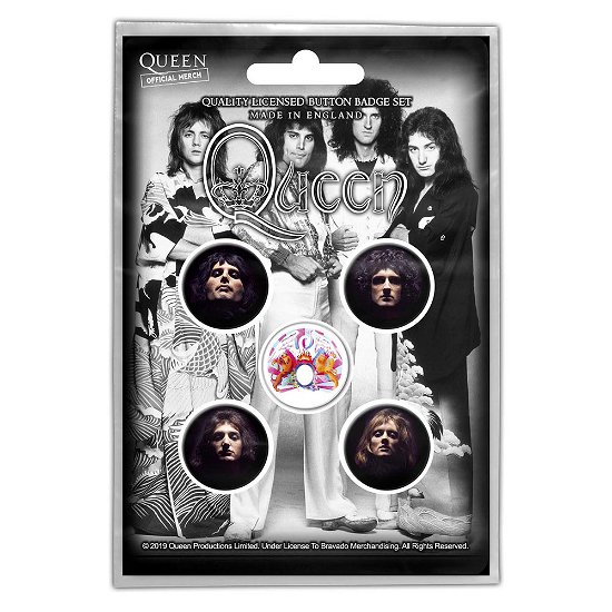 Queen Button Badge Pack: Faces (Retail Pack) - Queen - Merchandise - Rockoff - 5055339794507 - October 28, 2019