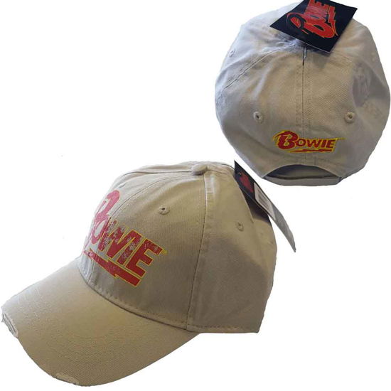 David Bowie Unisex Baseball Cap: Flash Logo - David Bowie - Merchandise -  - 5056170668507 - 