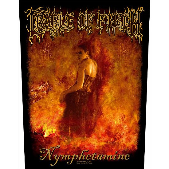 Cover for Cradle Of Filth · Cradle Of Filth Back Patch: Nymphetamine (MERCH)