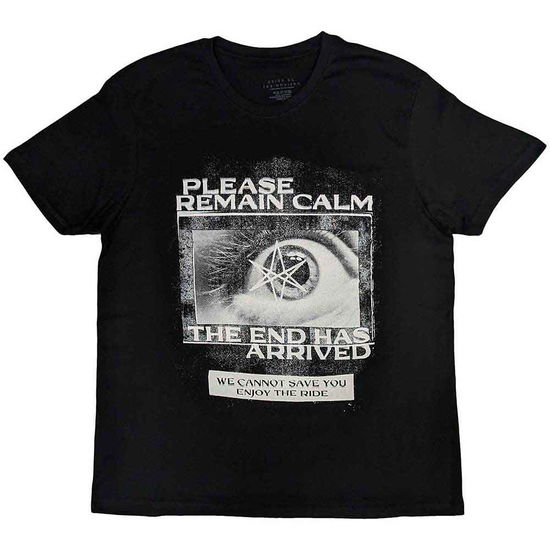 Bring Me The Horizon Unisex T-Shirt: Remain Calm FP - Bring Me The Horizon - Merchandise -  - 5056737207507 - October 4, 2023