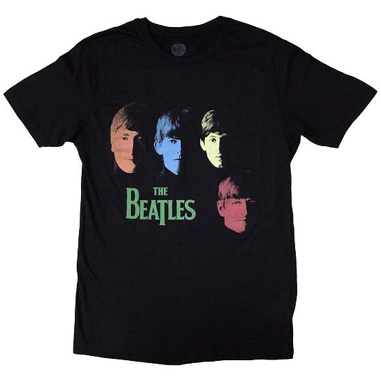 Cover for The Beatles · The Beatles Unisex T-Shirt: Colour Faces (T-shirt) [size S]