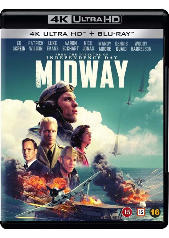 Cover for Luke Evans · Midway (4K UHD + Blu-ray) (2020)