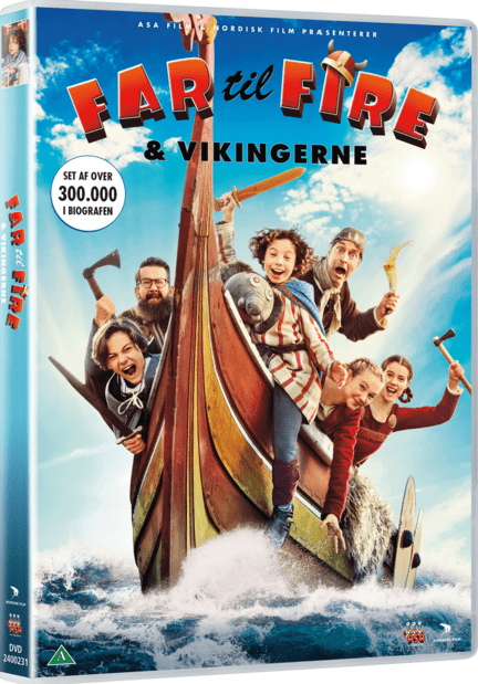 Cover for Far til fire og vikingerne (DVD) (2021)