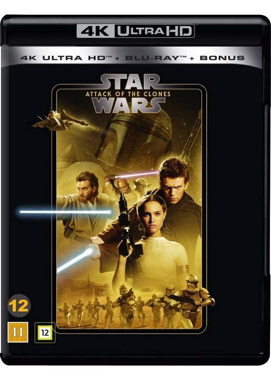 Cover for Star Wars · Star Wars: Episode 2 - Attack of the Clones (4K UHD + Blu-ray) [4K edition] (2020)