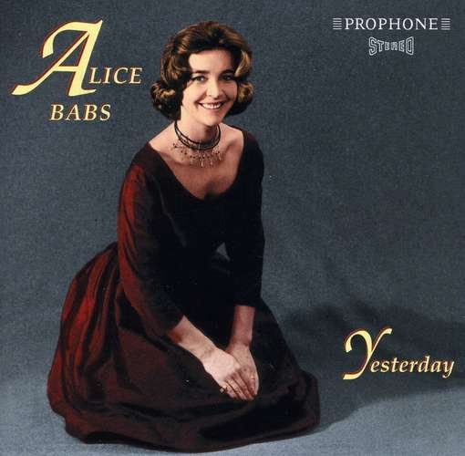 Cover for Alice Babs · Yesterday (CD) (1999)