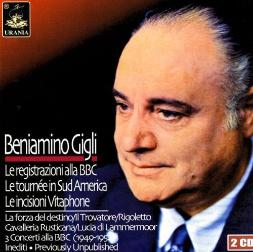 Cover for Beniamino Gigli · Le Registrazioni Alla Bbc (CD) (2004)