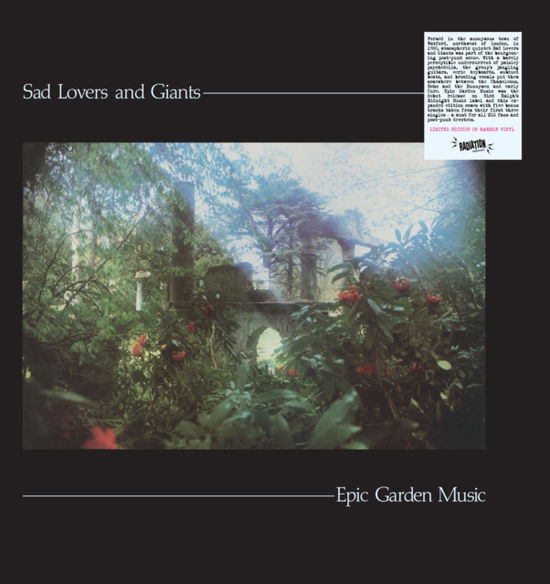 Cover for Sad Lovers and Giants · Epic Garden Music (Blue Marble Vinyl) (LP) (2025)