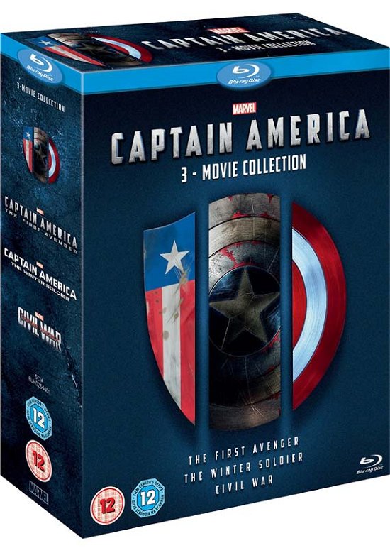 Cover for (UK-Version evtl. keine dt. Sprache) · Captain America Trilogy (Blu-ray) (2016)