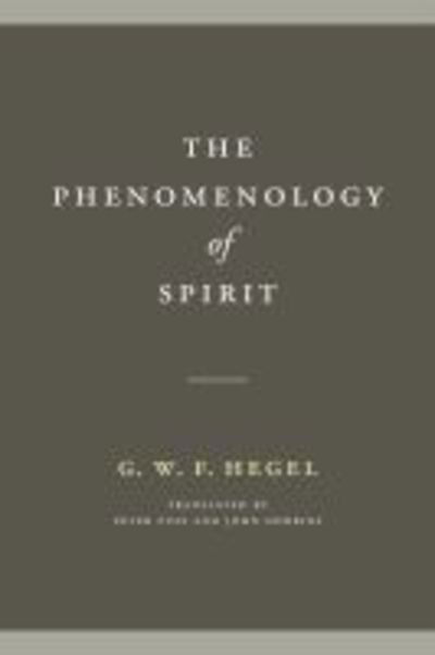 Cover for G. W. F. Hegel · The Phenomenology of Spirit (Taschenbuch) (2019)