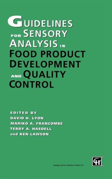 Cover for David H. Lyon · Guidelines for Sensory Analysis in Food Product Development and Quality Control (Hardcover Book) (1995)