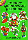 Merry Christmas Stickers - Little Activity Books - Nina Barbaresi - Merchandise - Dover Publications Inc. - 9780486271507 - 1. februar 2000