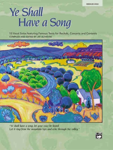 Cover for Alfred Publishing · Ye Shall Have a Song -- 13 Vocal Solos Featuring Famous Texts (Audiobook (CD)) (2004)