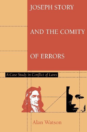 Cover for Alan Watson · Joseph Story and the Comity of Errors (Paperback Book) (2012)