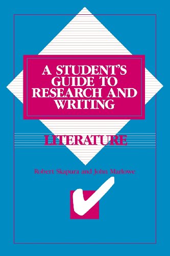 Literature: A Student's Guide to Research and Writing - John Marlowe - Books - ABC-CLIO - 9780872876507 - November 15, 1988