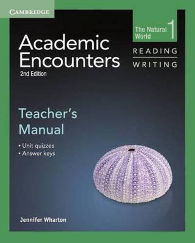 Cover for Jennifer Wharton · Academic Encounters Level 1 Teacher's Manual Reading and Writing: The Natural World (Paperback Bog) [2 Revised edition] (2013)