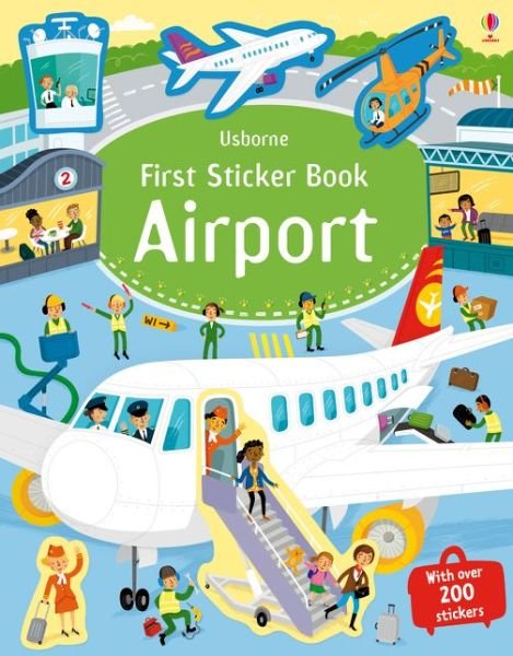 First Sticker Book Airport - First Sticker Books - Sam Smith - Livros - Usborne Publishing Ltd - 9781409587507 - 1 de julho de 2015