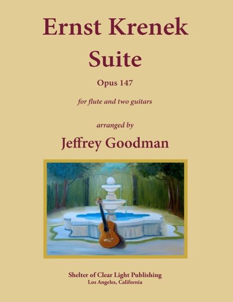 Cover for Jeffrey Goodman · Ernst Krenek Suite Opus 147 Arranged for Flute and Two Guitars (Paperback Book) (2012)