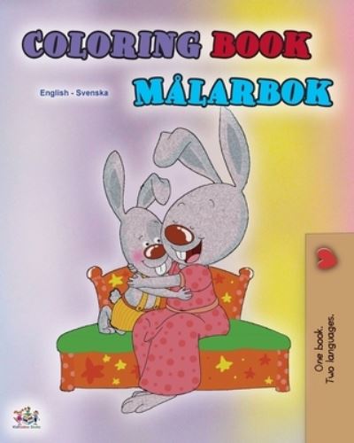 Cover for Shelley Admont · Coloring book #1 (Paperback Book) [English Swedish Bilingual edition] (2021)
