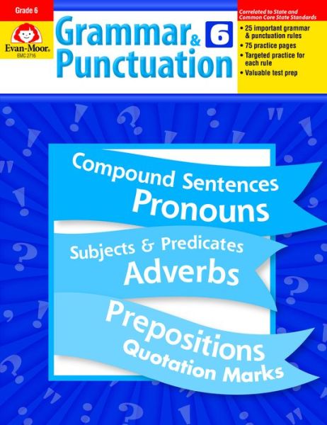 Grammar & Punctuation, Grade 6 - Jo Ellen Moore - Livros - Evan-Moor Educational Publishers - 9781557998507 - 1 de março de 2002