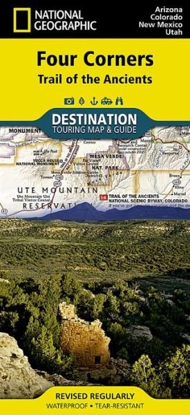 Cover for National Geographic Maps · Four Corners: Destination Map (Kort) (2018)