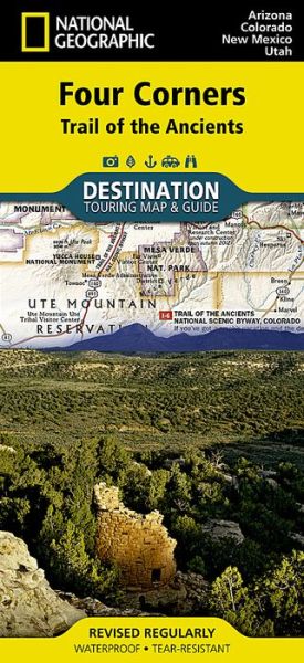 Cover for National Geographic Maps · Four Corners: Destination Map (Landkarten) (2018)