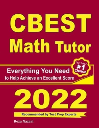 Cover for Reza Nazari · CBEST Math Tutor (Paperback Book) (2021)