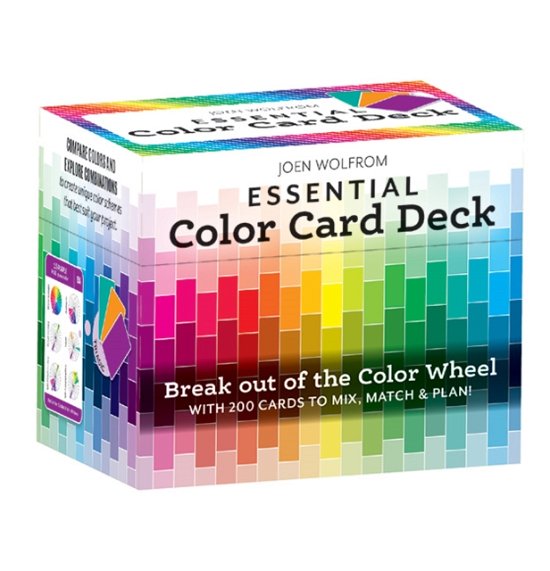 Cover for Joen Wolfrom · Essential Color Card Deck: Break out the Color Wheel with 200 Cards to Mix, Match &amp; Plan! Includes Hues, Tints, Tones, Shades &amp; Values (MERCH) (2023)