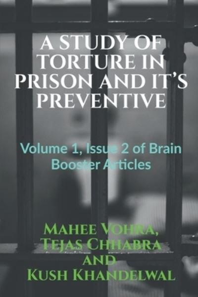 Cover for Mahee Vohra · Study of Torture in Prison and It's Preventive (Bog) (2021)