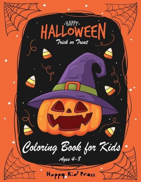 Cover for Happy Kid Press · Happy Halloween Coloring Book (Taschenbuch) (2019)