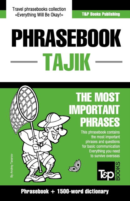 Cover for Andrey Taranov · English-Tajik phrasebook and 1500-word dictionary - American English Collection (Paperback Book) (2016)