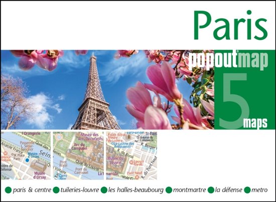 Cover for Popout Map · Paris PopOut Map - PopOut Maps (Kartor) (2023)
