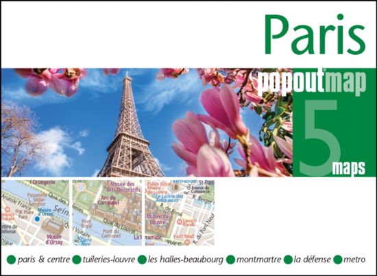 Cover for Popout Map · Paris PopOut Map - PopOut Maps (Map) (2023)