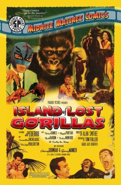 Cover for Tim Fuller · The Midnite Matinee Comics Presents: The Island of Lost Gorillas (Paperback Book) (2022)