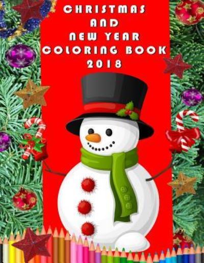 Cover for Toly Zaychikov · Christmas and New Year Coloring book 2018 (Pocketbok) (2017)