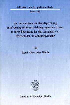 Cover for Hirth · Die Entwicklung der Rechtsprechun (Book) (1991)