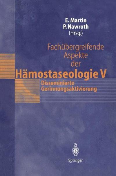 Cover for Eike Martin · Fachubergreifende Aspekte der Hamostaseologie (Paperback Bog) (2002)