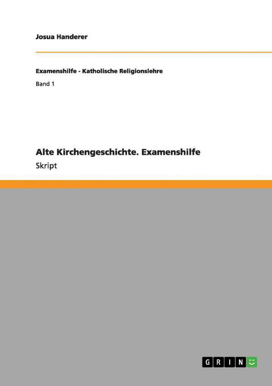 Cover for Handerer · Examenshilfe - Alte Kirchenges (Book) [German edition] (2011)