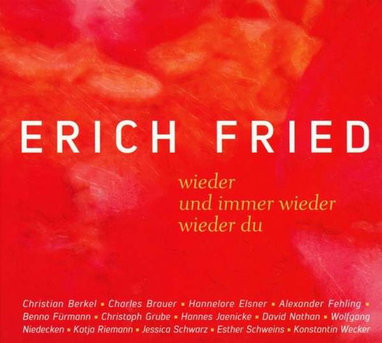 Cover for Erich Fried · CD wieder - und immer wieder - (CD)