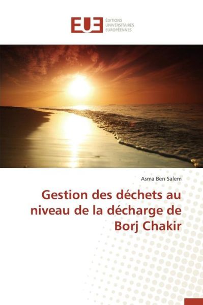Cover for Ben Salem Asma · Gestion Des Dechets Au Niveau De La Decharge De Borj Chakir (Paperback Book) (2018)