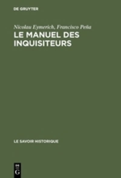 Cover for Pena · Le manuel des inquisiteurs (Book) (1973)