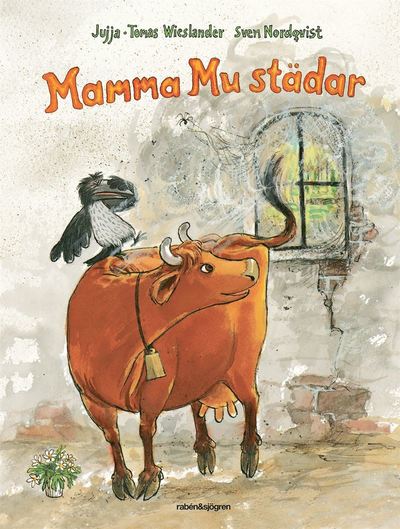 Cover for Sven Nordqvist Jujja Wieslander · Mamma Mu städar (Hardcover Book) (2019)