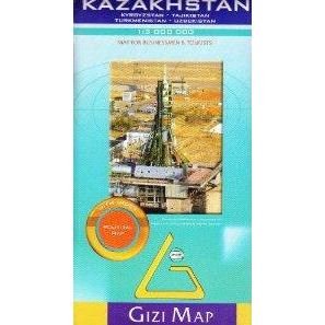 Cover for Gizi Map · Gizi Map. Kazakhstan, Political Map (Map) (2002)