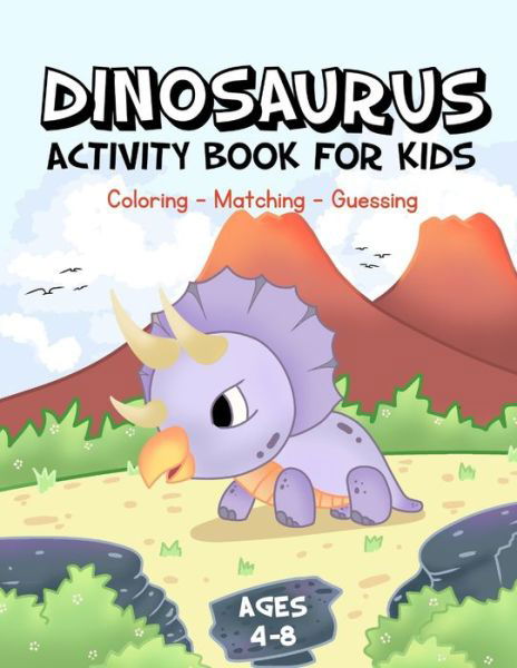 Cover for Lubawi Books · Dinosaurs Activity Book For Kids (Pocketbok) (2020)