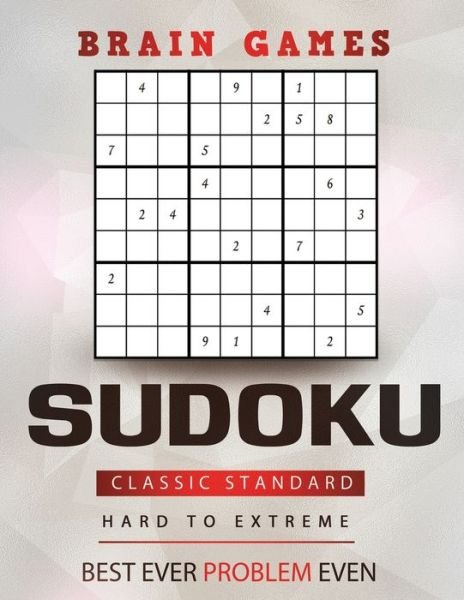 Cover for David Gray · SUDOKU Classic Standard Hard to Extreme Best ever problem even brain games (Paperback Book) (2021)