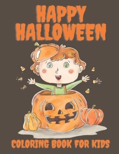 Cover for Blue Blend · Happy Halloween Coloring Book For Kids (Taschenbuch) (2020)