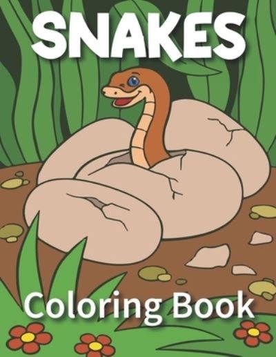 Cover for Rare Bird Books · Snakes Coloring Book (Paperback Book) (2021)