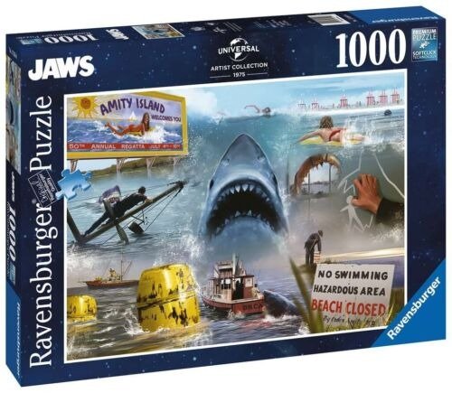 Cover for Ravensburger · Universal Artist Collection Puzzle Der weiße Hai ( (Toys) (2023)