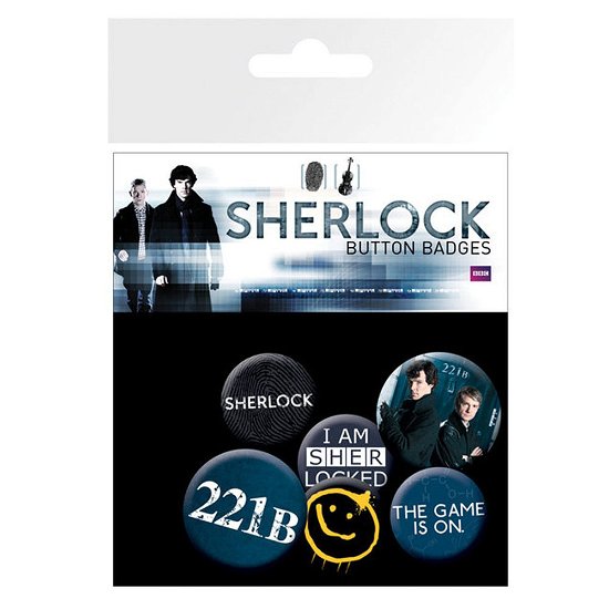 Sherlock: Gb Eye - Mix (Badge Pack) - Sherlock - Merchandise - Gb Eye - 5028486260508 - 